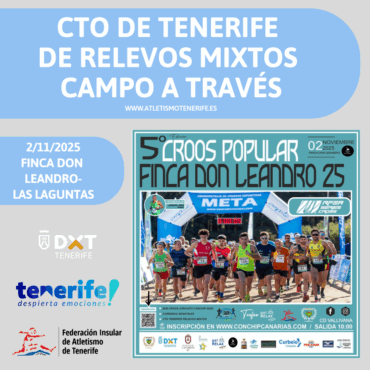 CTO DE TENERIFE RELEVOS MIXTOS CAMPO A TRAVÉS