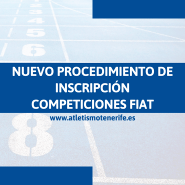 NUEVO PROCEDIMIENTO DE INSCRIPCIÓN COMPETICIONES FIAT