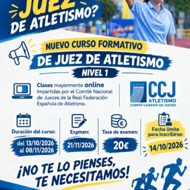 CURSO JUEZ ATLETISMO NIVEL 1